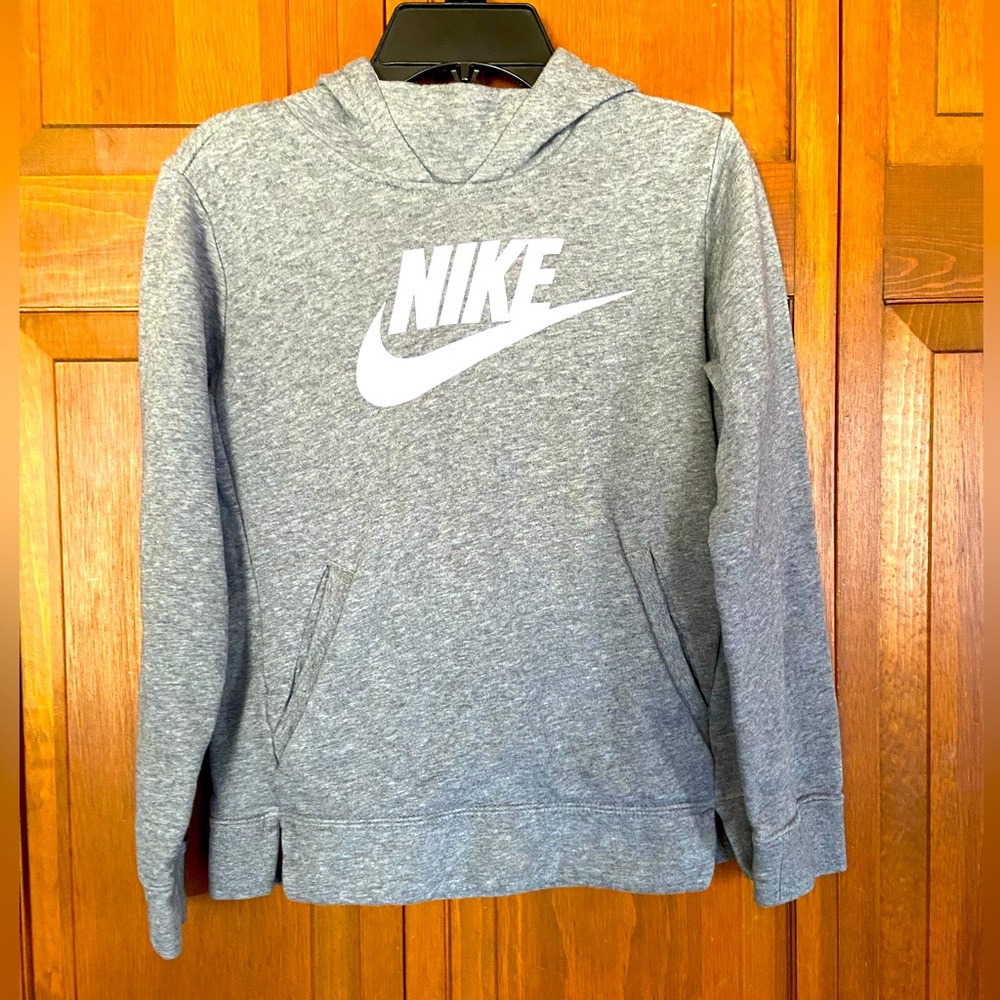 Nike Heather Gray Kids Hoodie